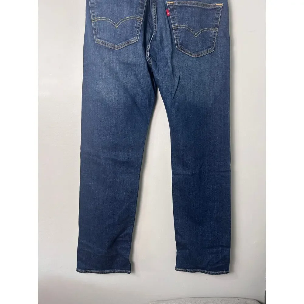 NWT Levi's 501 Original Men's Jeans Dark Wash Straight Leg Denim Levis 33 x 32